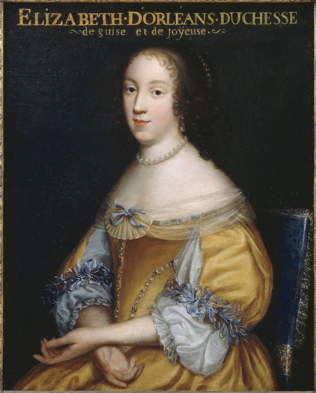 إليزابيث مارغريت دورليانز 1646-1696 ، دوقة Guise ، حوالي 1665. بواسطة غير معروف
