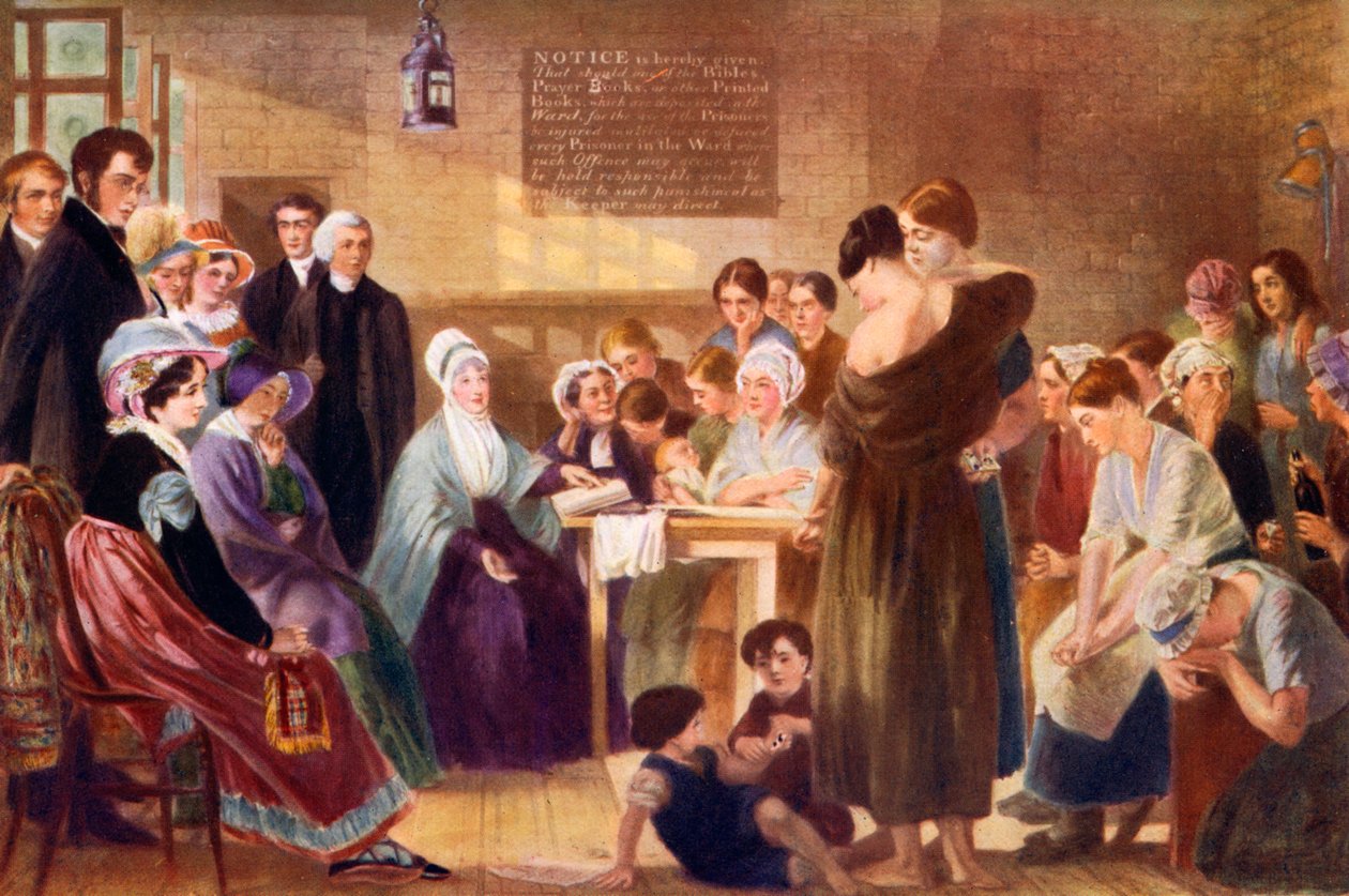 إليزابيث فراي 1780-1845 زيارة سجن نيوجيت ، 1926 بواسطة غير معروف