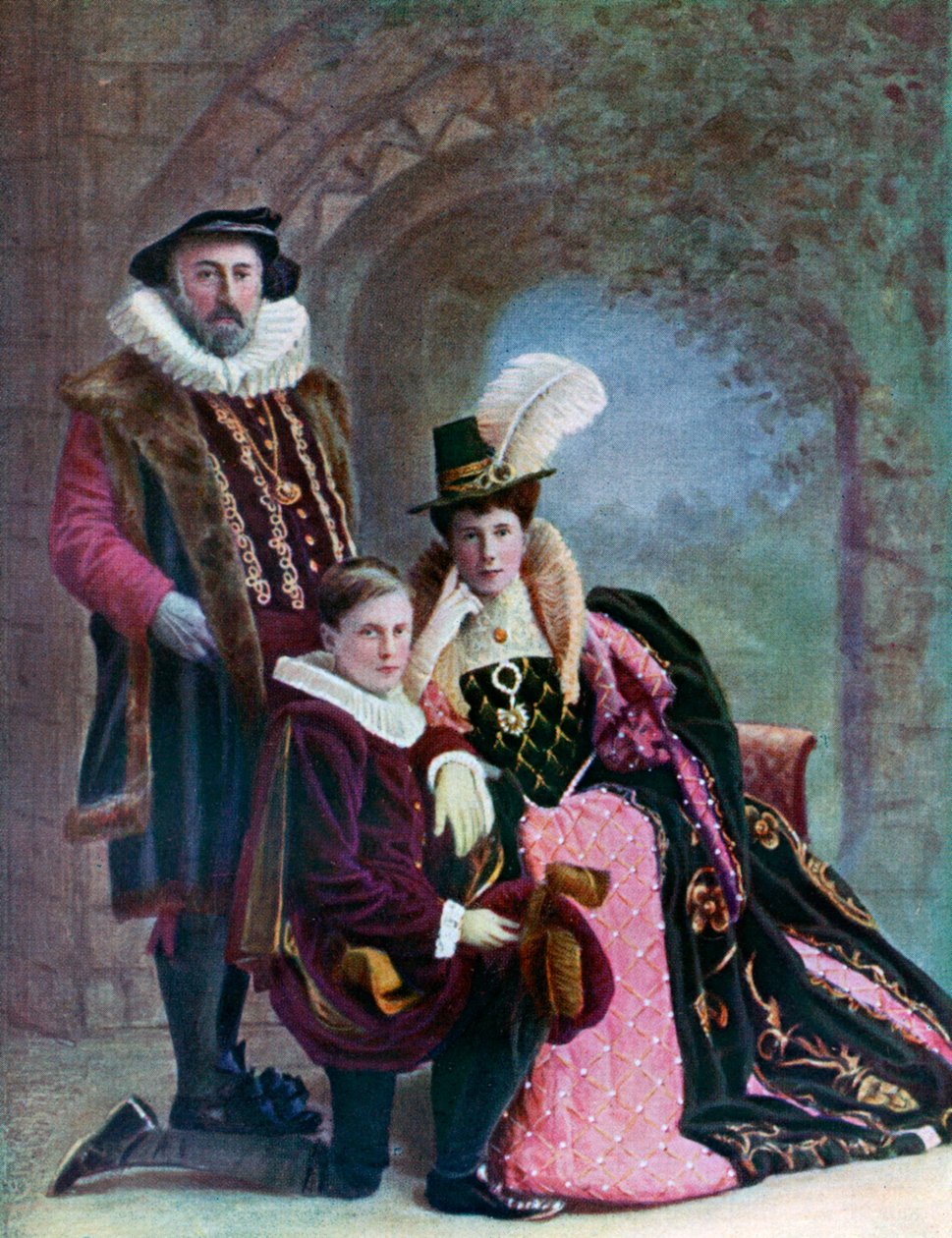 زي اليزابيثي ، c1572 ، 1910 بواسطة غير معروف