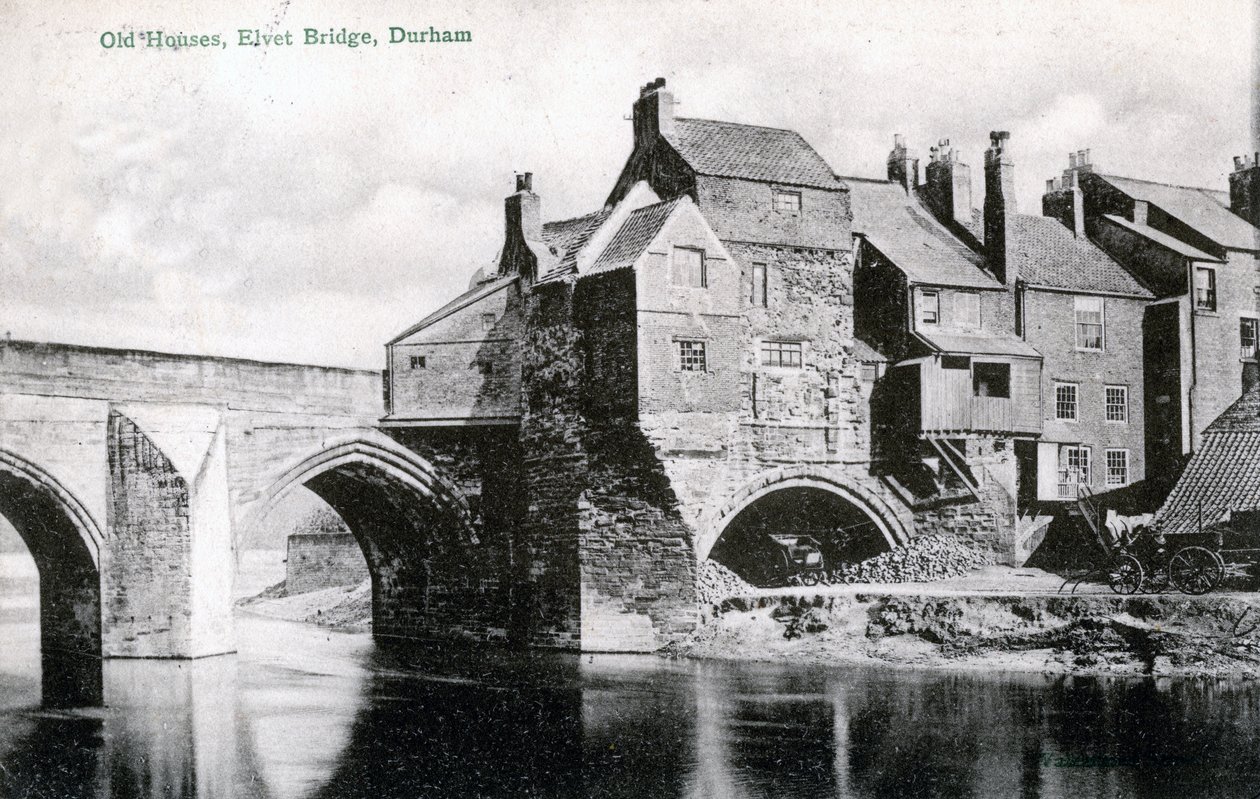 جسر إلفيت ، دورهام ، 1905 بواسطة غير معروف
