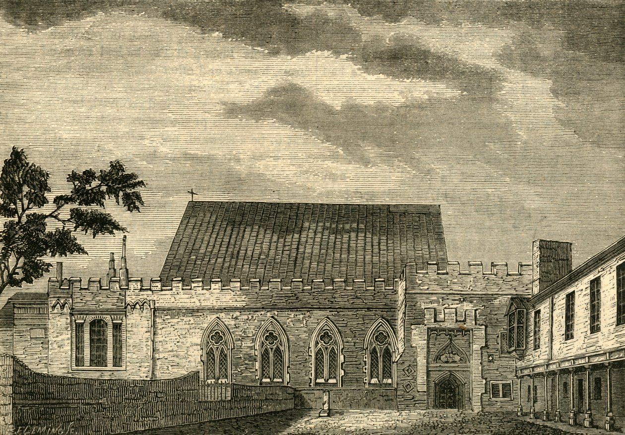 Ely House - The Hall، c1872. بواسطة غير معروف