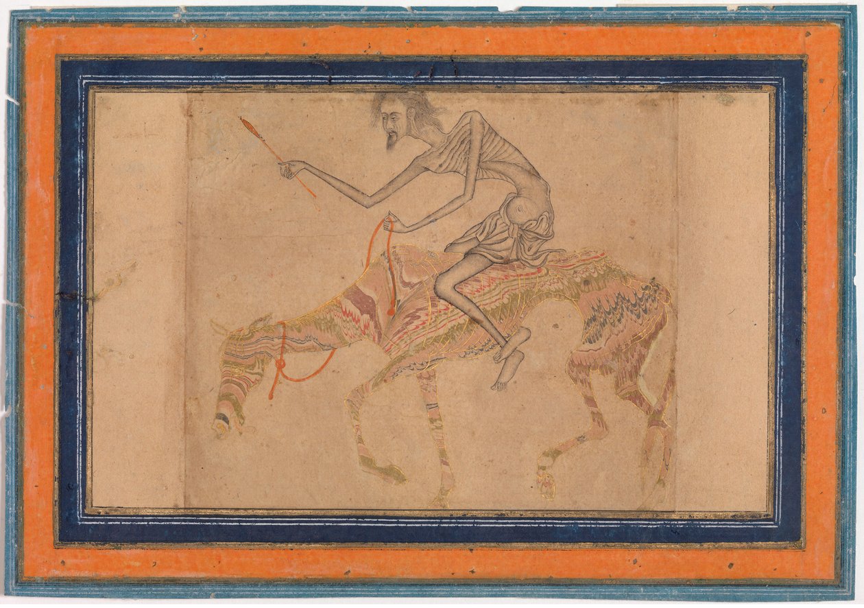 الحصان الهزيل والفارس ، كاليفورنيا. 1625. بواسطة غير معروف