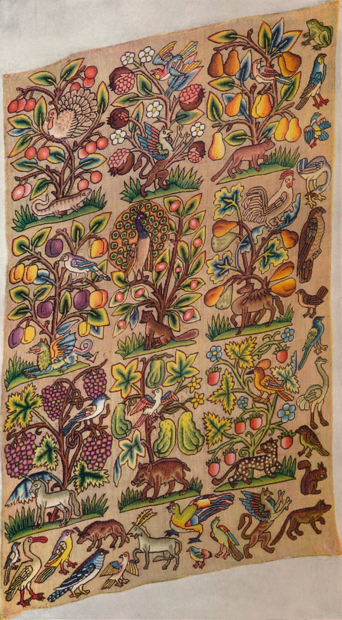 لوحة مطرزة ، c1600 ، 1929 بواسطة غير معروف