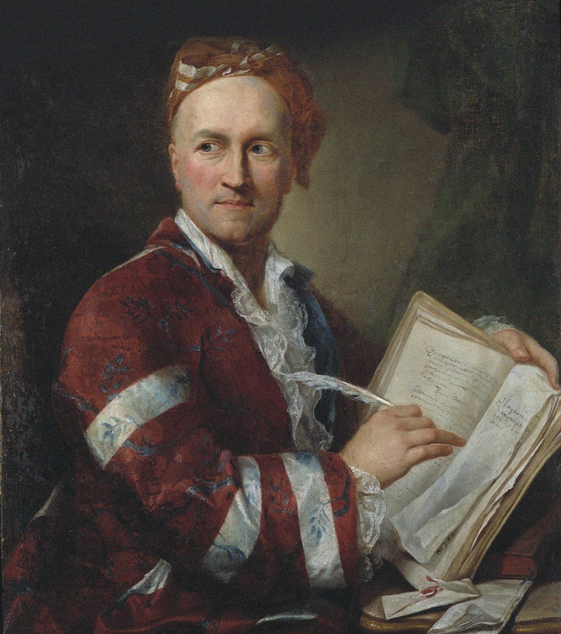 Emer de Vattel Portrait of the Neuchâtel Scholar، ca 1760. بواسطة غير معروف