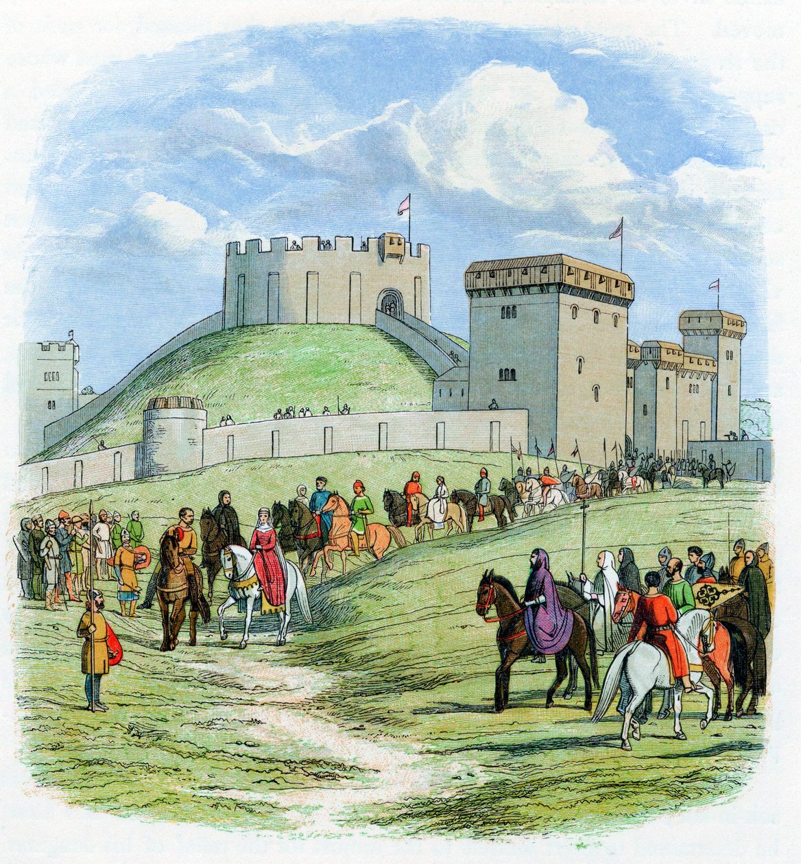 الإمبراطورة ماتيلدا ، ابنة ووريثة مجردة من هنري الأول ملك إنجلترا ، c1860 بواسطة غير معروف