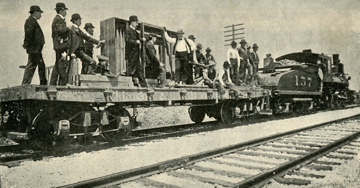 في الطريق إلى الاستوديو الخارجي ، 1901. بواسطة غير معروف