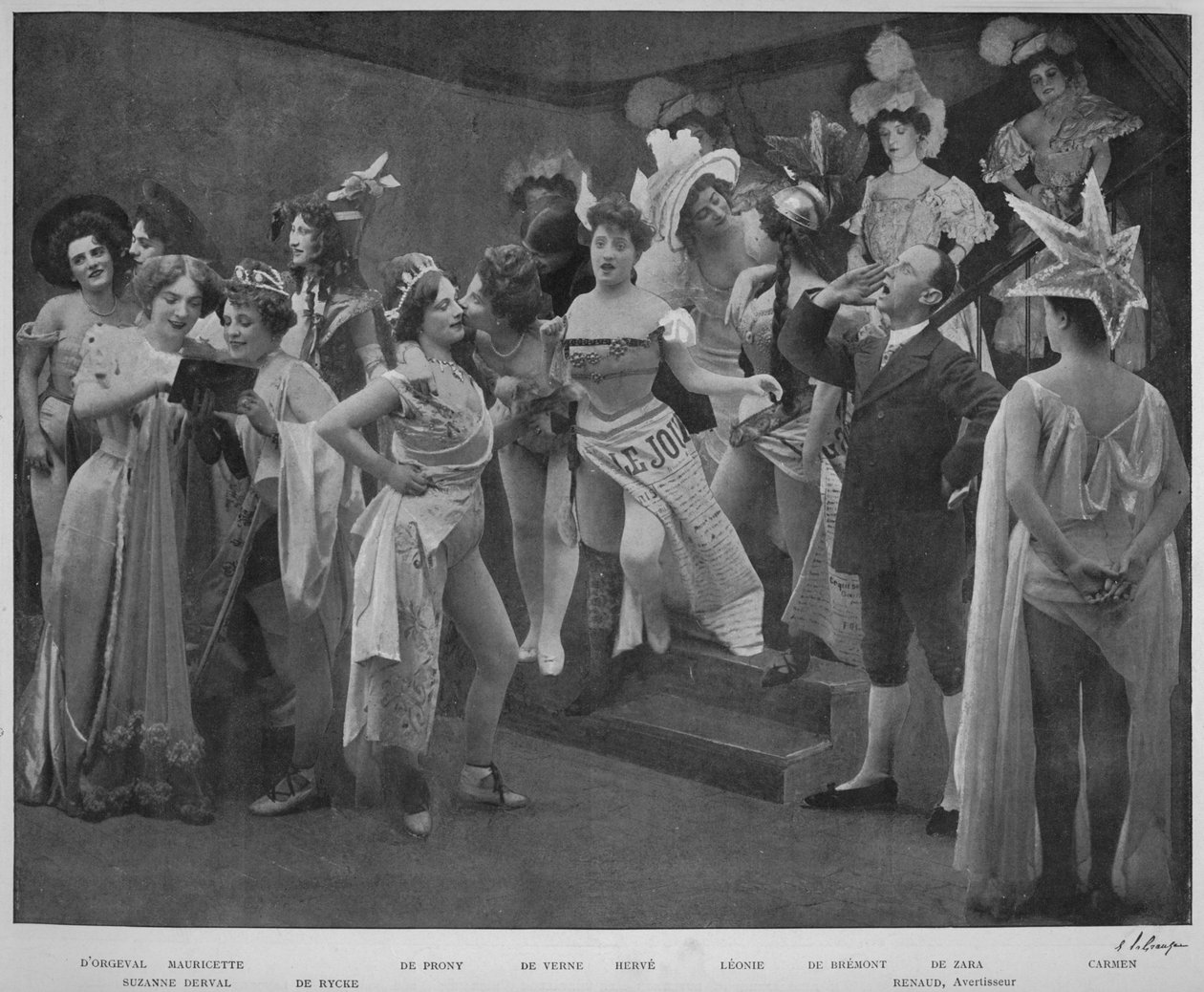 En Scene Pour Le Trois! ، 1900 بواسطة غير معروف