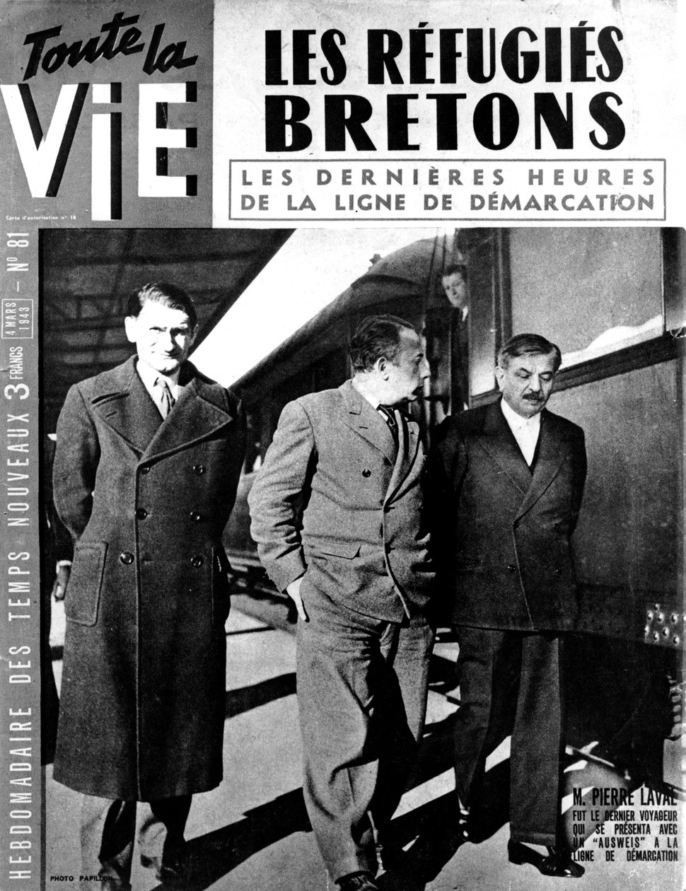 نهاية الخط الفاصل بين ألمانيا المحتلة وفيشي فرنسا ، 1942 مارس 1943 بواسطة غير معروف