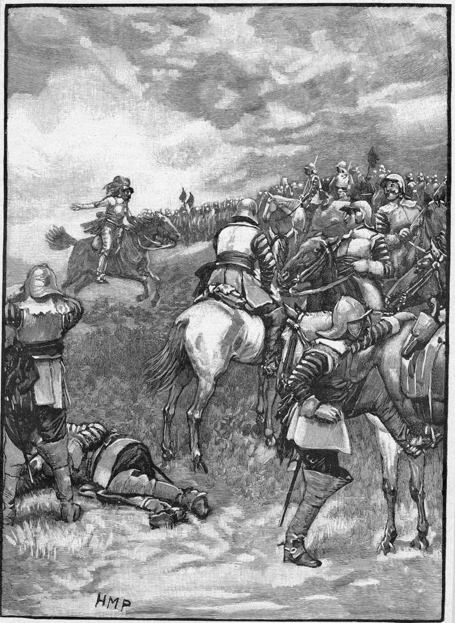 الحروب الأهلية الإنجليزية: Battle of Naseby ، Northamptonshire ، 14 يونيو 1645 بواسطة غير معروف