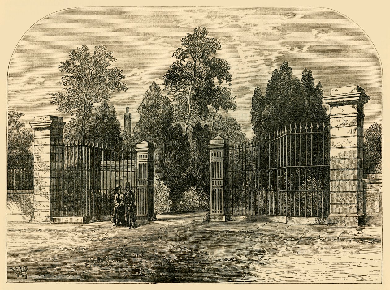 مدخل مقبرة برومبتون ، c1876. بواسطة غير معروف