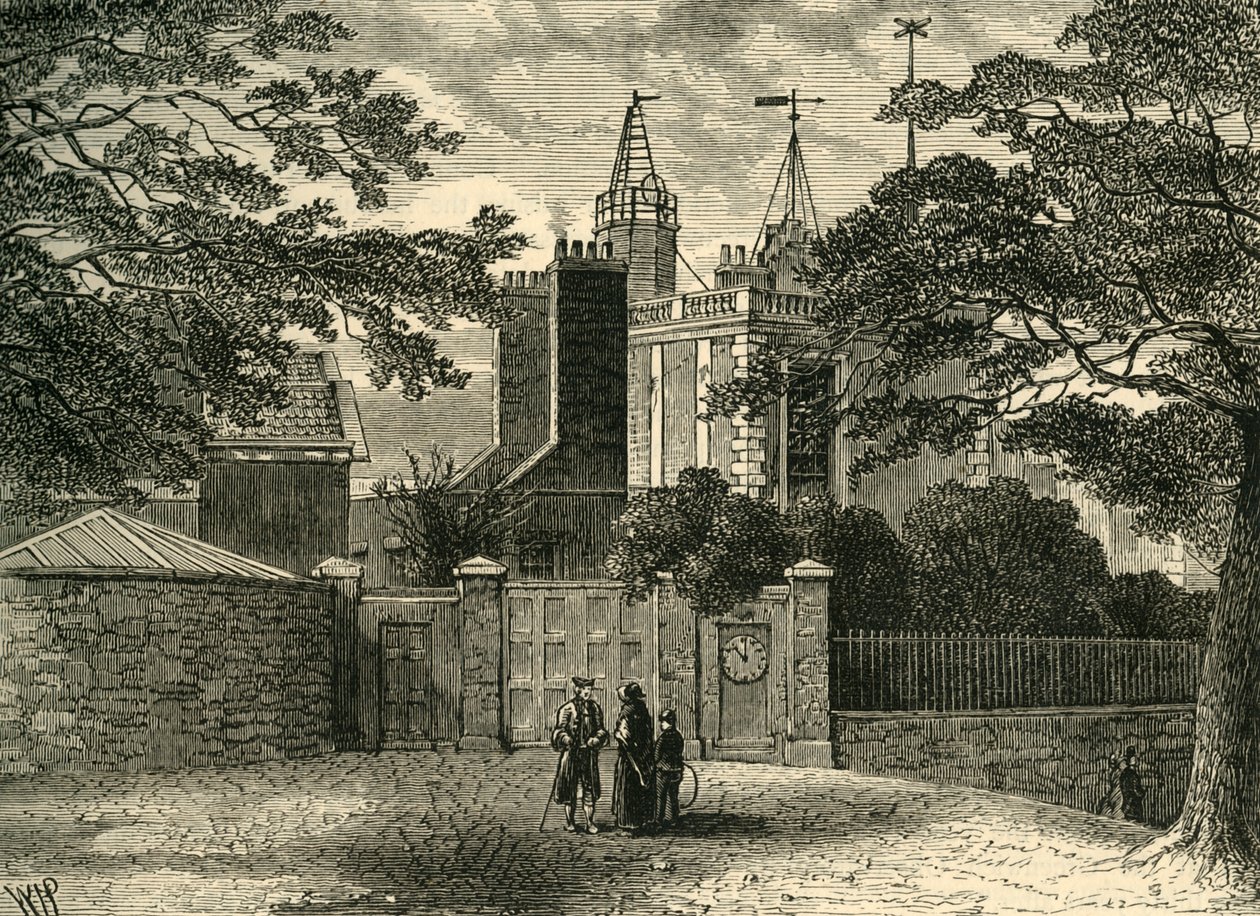مدخل مرصد غرينتش ، عام 1840 ، c1878. بواسطة غير معروف