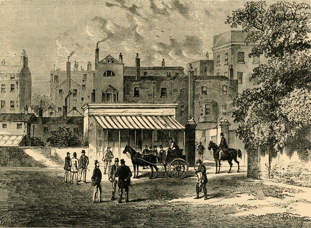 مدخل Old Tattersalls. ، c1876. بواسطة غير معروف