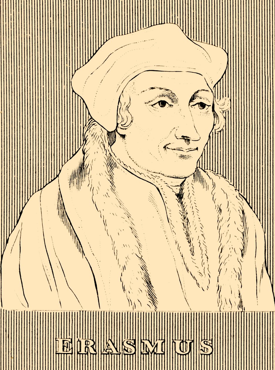 ايراسموس ، 1466-1536 ، 1830. بواسطة غير معروف