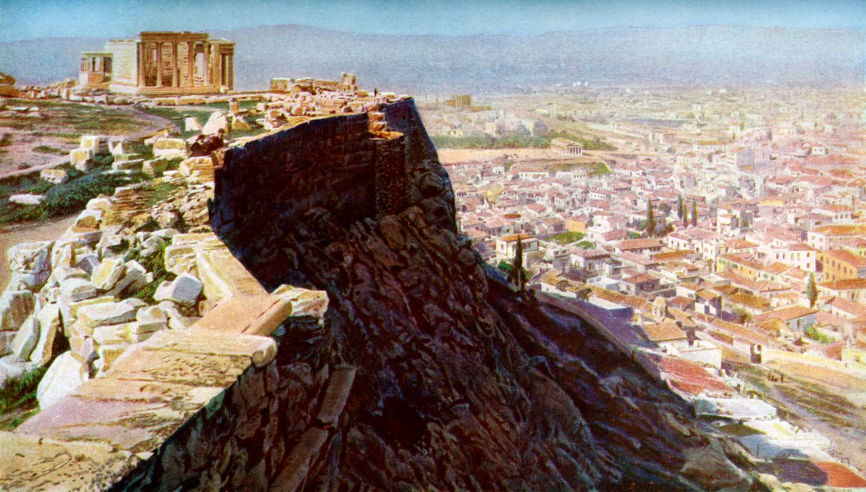 Erechtheion ، أثينا ، اليونان ، c1924 بواسطة غير معروف