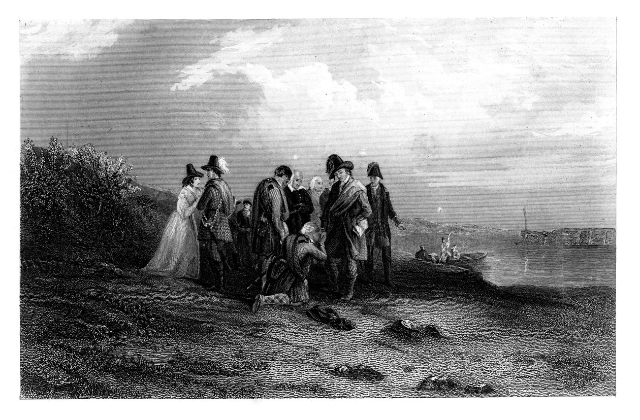 هروب الأمير تشارلز ، القرن الثامن عشر ، 1860 بواسطة غير معروف