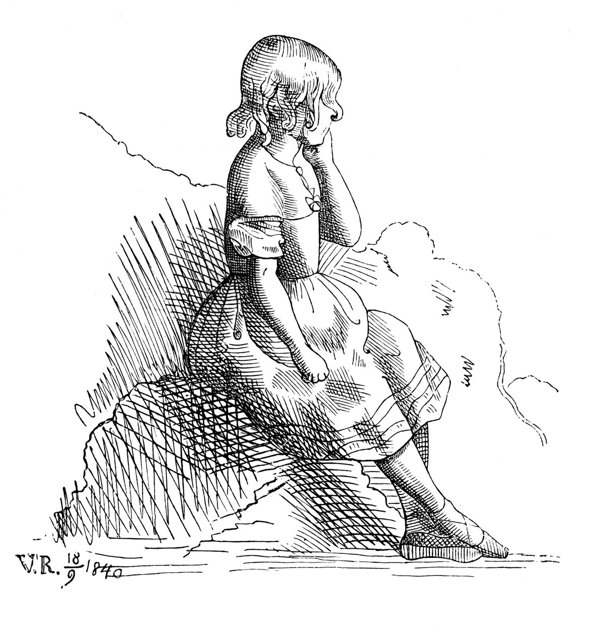 حفر الملكة فيكتوريا ، 1840 ، 1900 بواسطة غير معروف