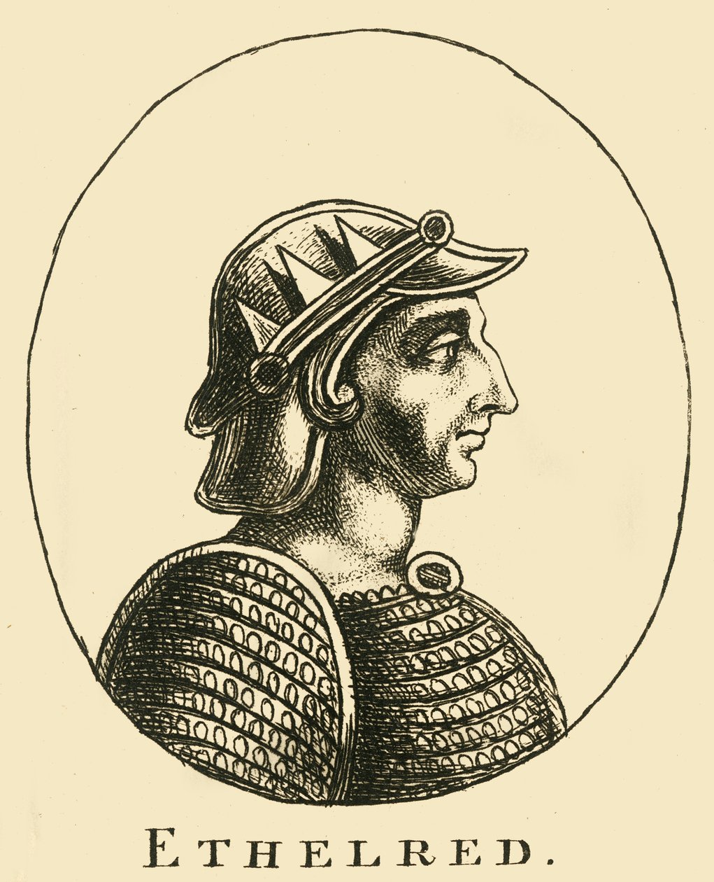 Ethelred ، القرن الثامن عشر. بواسطة غير معروف