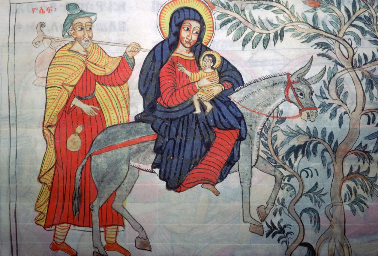 الرسم التوضيحي الإثيوبي للرحلة إلى مصر ، 1664 بواسطة غير معروف