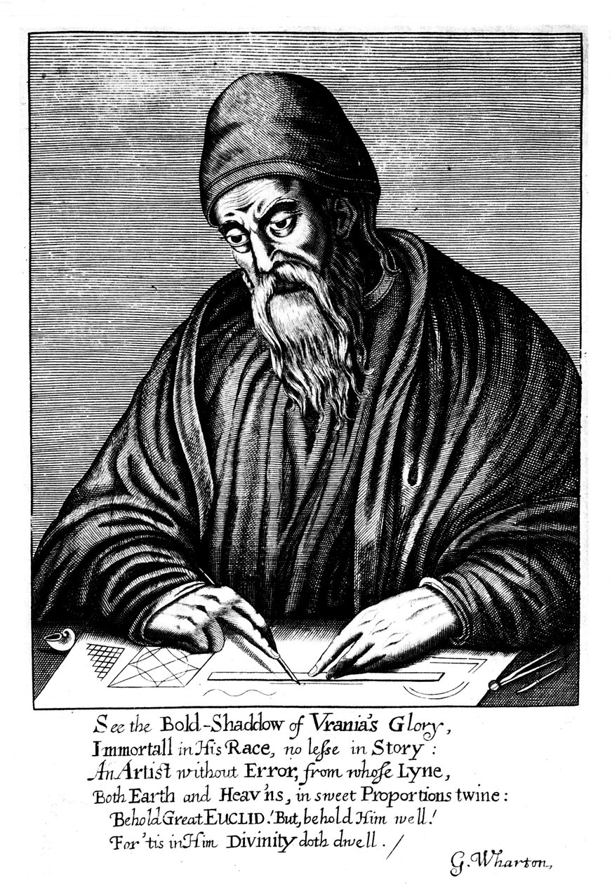إقليدس ، عالم رياضيات يوناني قديم ، 1661 بواسطة غير معروف