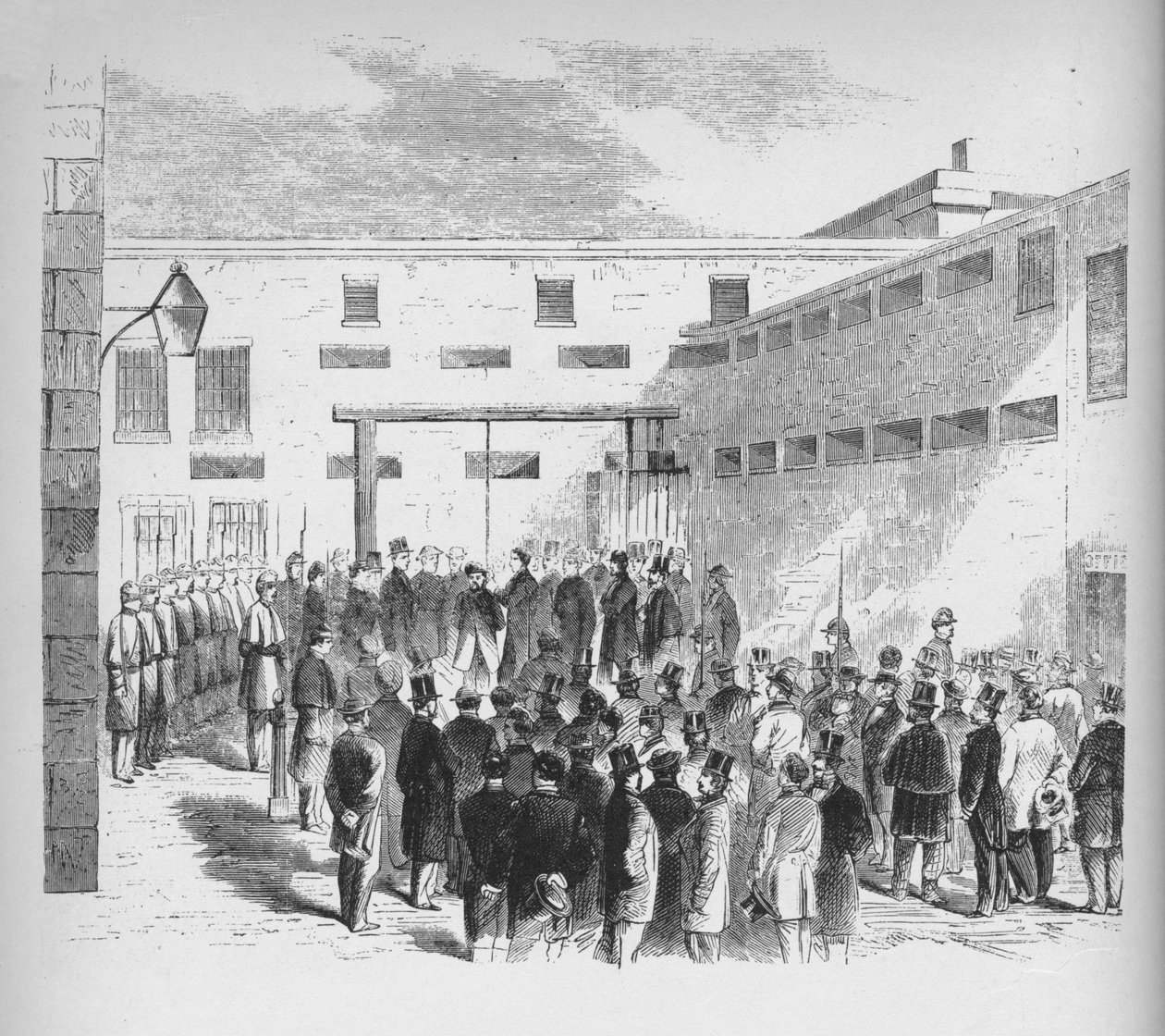 إعدام تاجر الرقيق ناثانيل جوردون في سجن المقابر في نيويورك ، 1862 ، 1938 بواسطة غير معروف