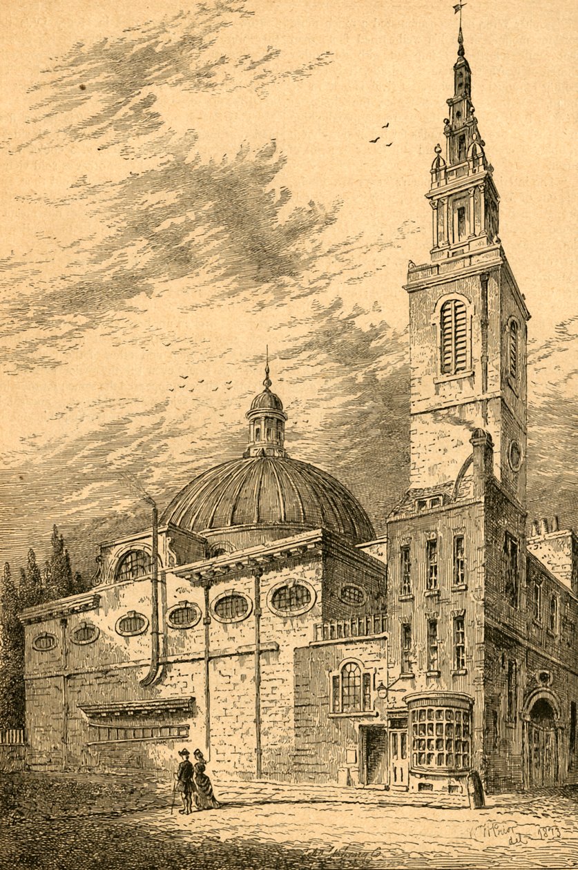 خارج القديس ستيفنز ، والبروك ، في عام 1700 ، 1897. بواسطة غير معروف