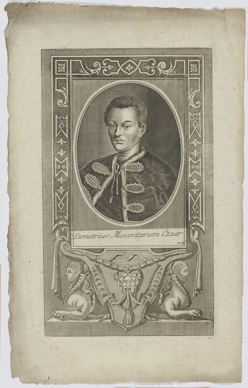 خطأ ديمتري الأول ، 1717-1724. بواسطة غير معروف