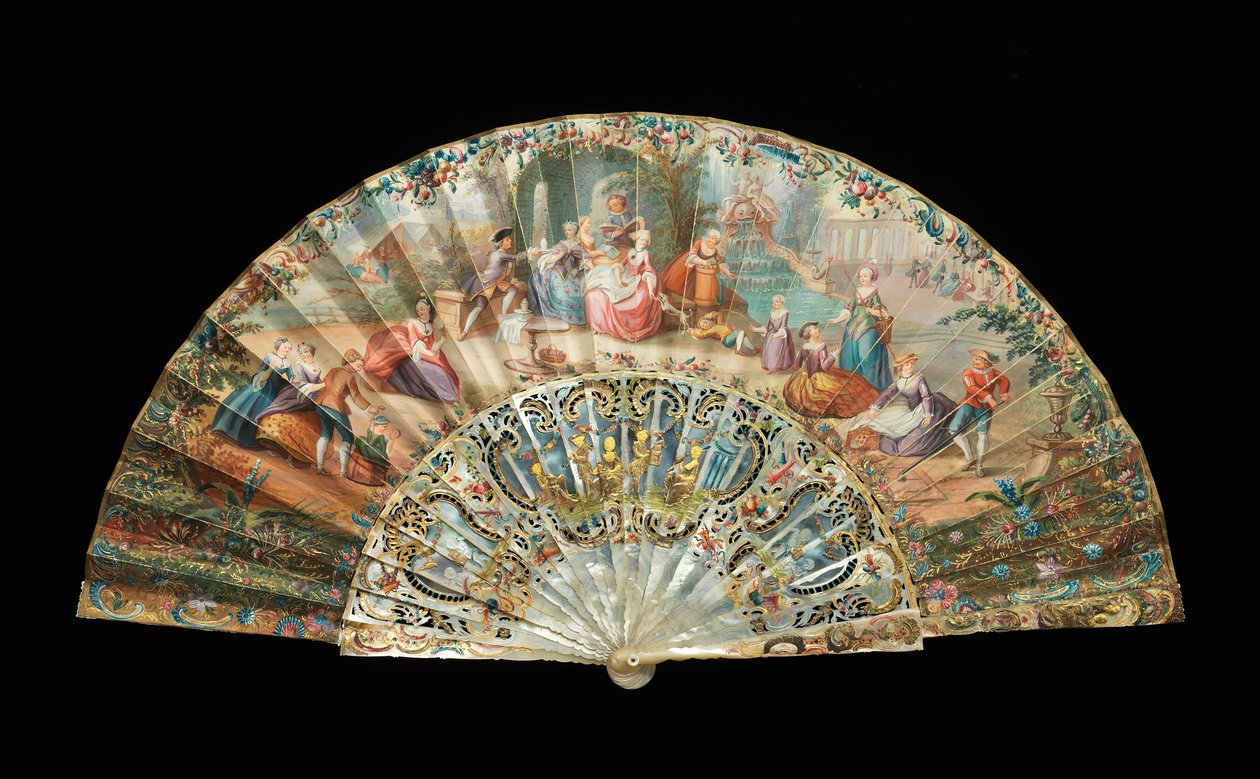 مروحة ، 1870-90. بواسطة غير معروف