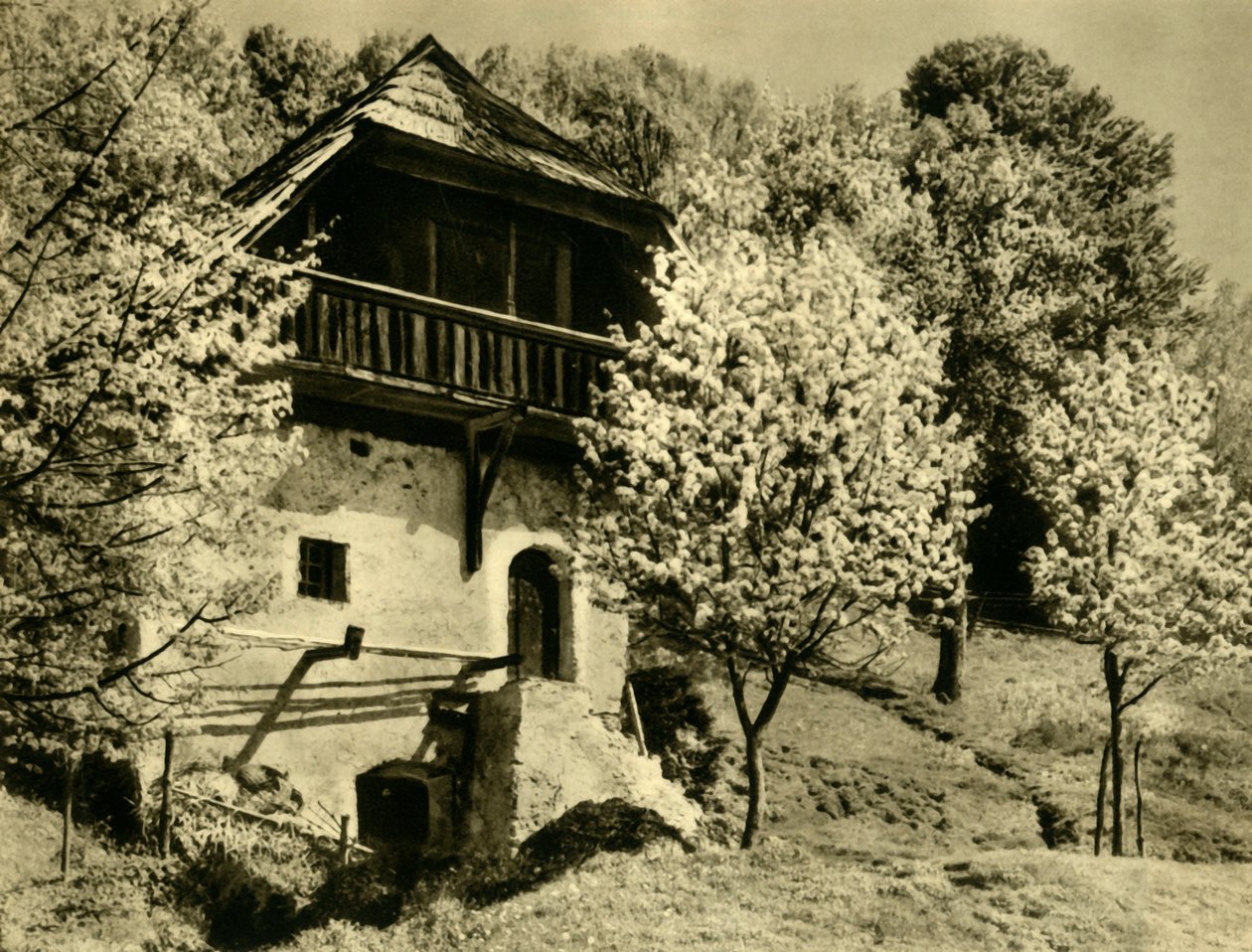 مزرعة ، كارينثيا ، النمسا ، c1935. بواسطة غير معروف