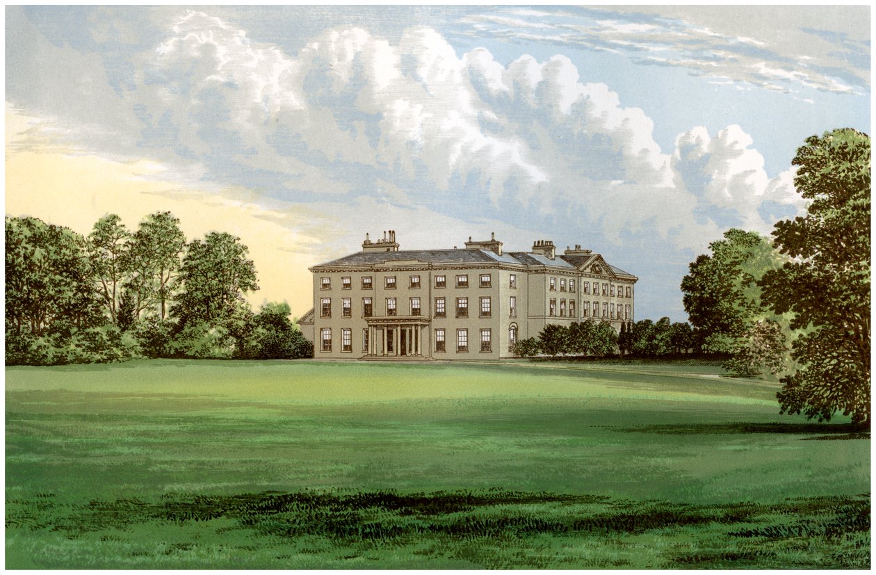Farnham Lodge ، مقاطعة كافان ، أيرلندا ، منزل اللورد فارنهام ، c1880 بواسطة غير معروف