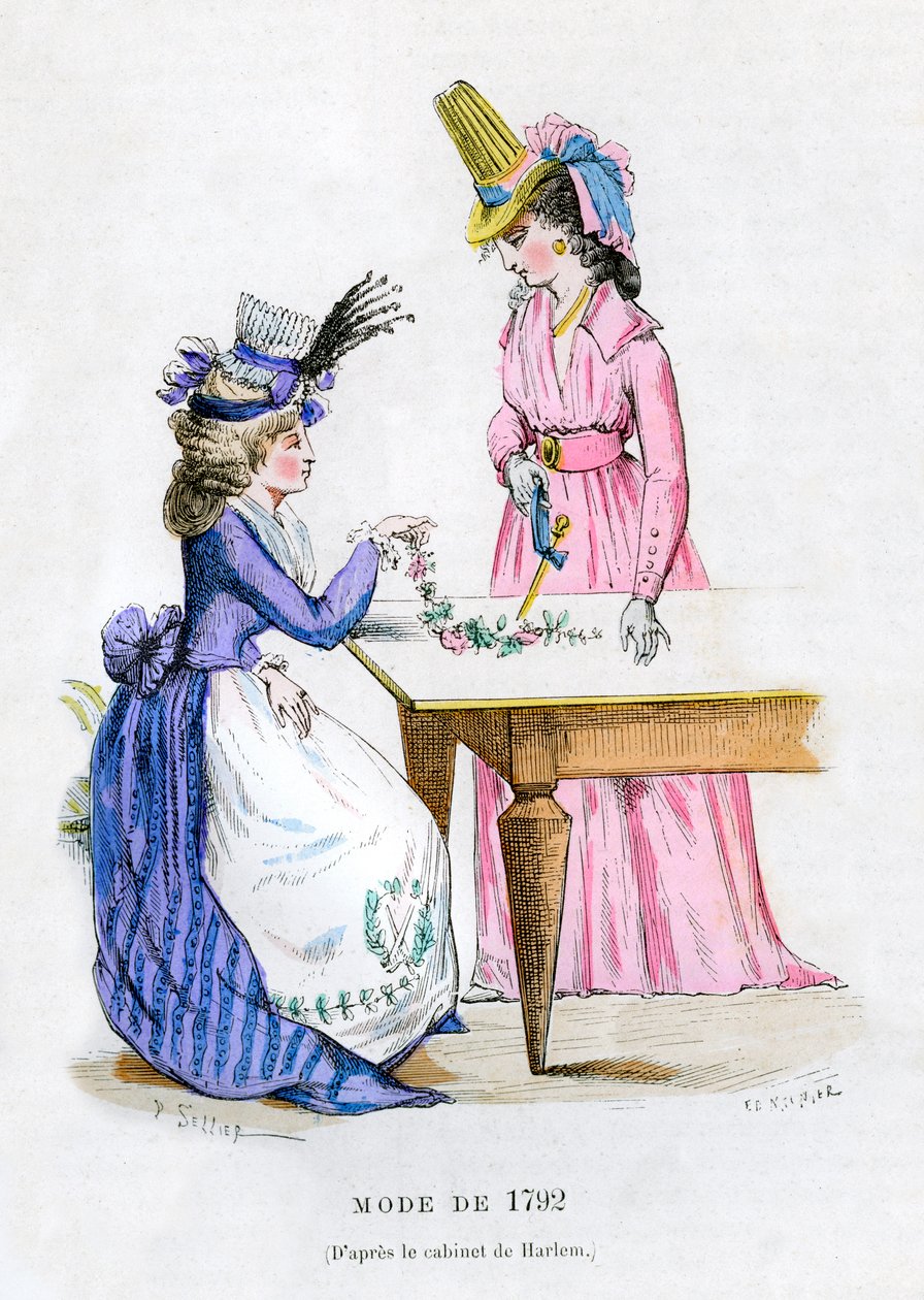 أزياء 1792 1882-1884 بواسطة غير معروف