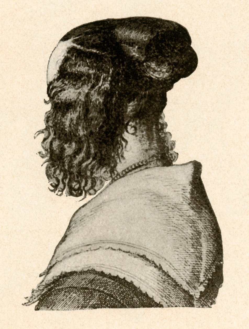 أسلوب عصري لتصفيف الشعر ، عهد تشارلز الأول والثاني ، c1620-1680 ، 1937. بواسطة غير معروف