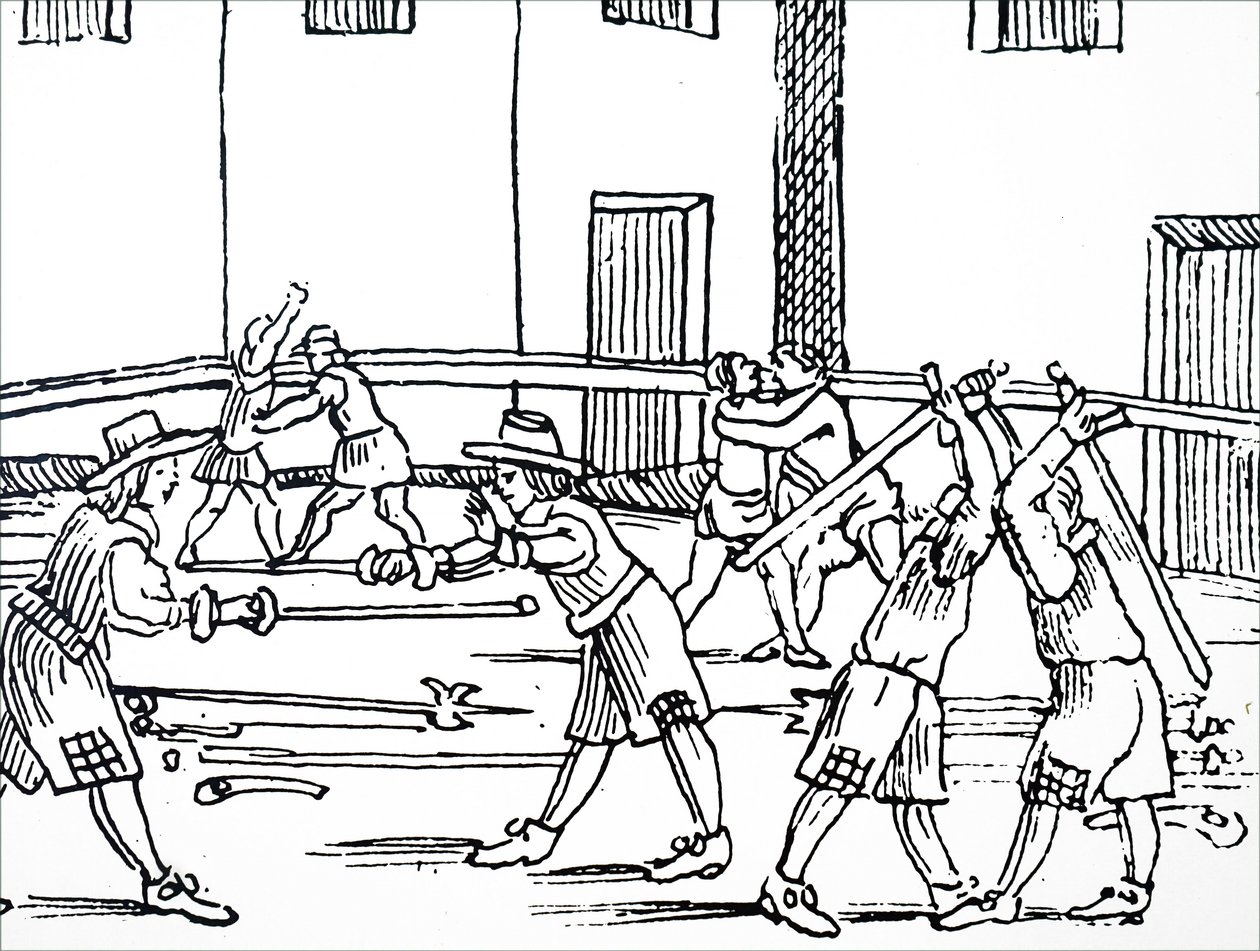 Fencing practice بواسطة غير معروف