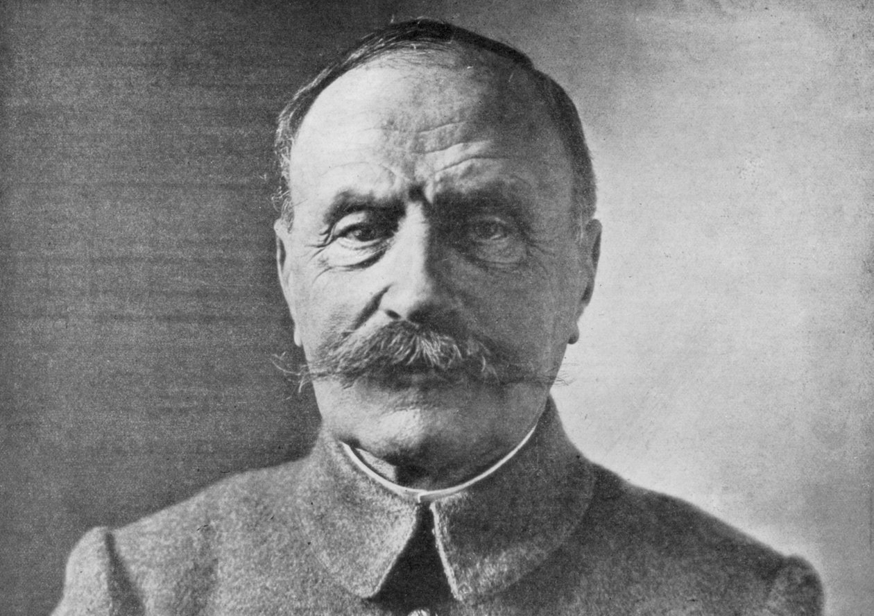 فرديناند فوش ، الجنرال الفرنسي والقائد الأعلى للحلفاء في الحرب العالمية الأولى ، 26 مارس 1918 بواسطة غير معروف