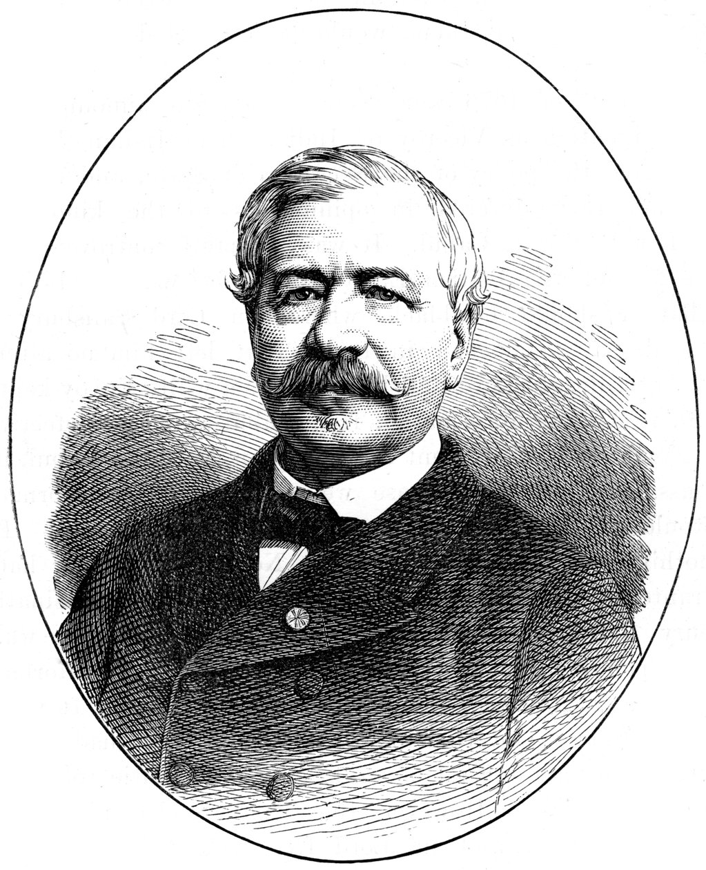 فرديناند ديليسبس ، دبلوماسي ورجل أعمال فرنسي من القرن التاسع عشر ، 1900 بواسطة غير معروف
