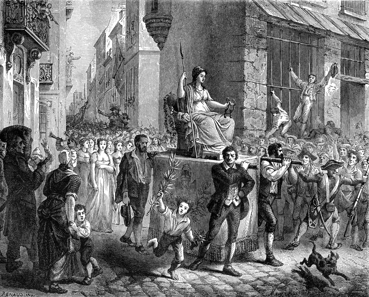 مهرجان العقل ، باريس ، 1793 1882-1884 بواسطة غير معروف