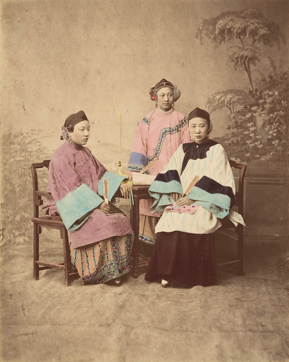 بنات Lanxchow ، 1870. بواسطة غير معروف