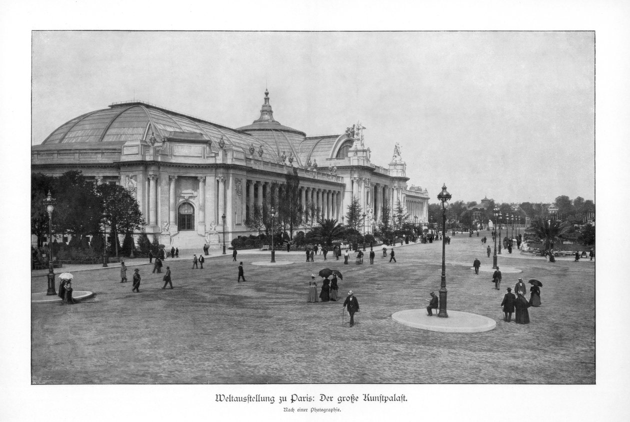 قصر الفنون الجميلة ، معرض باريس العالمي ، 1889 ، 1900 بواسطة غير معروف