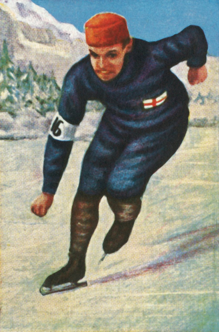 متزلج السرعة الفنلندي كلاس ثونبرغ ، 1928. بواسطة غير معروف