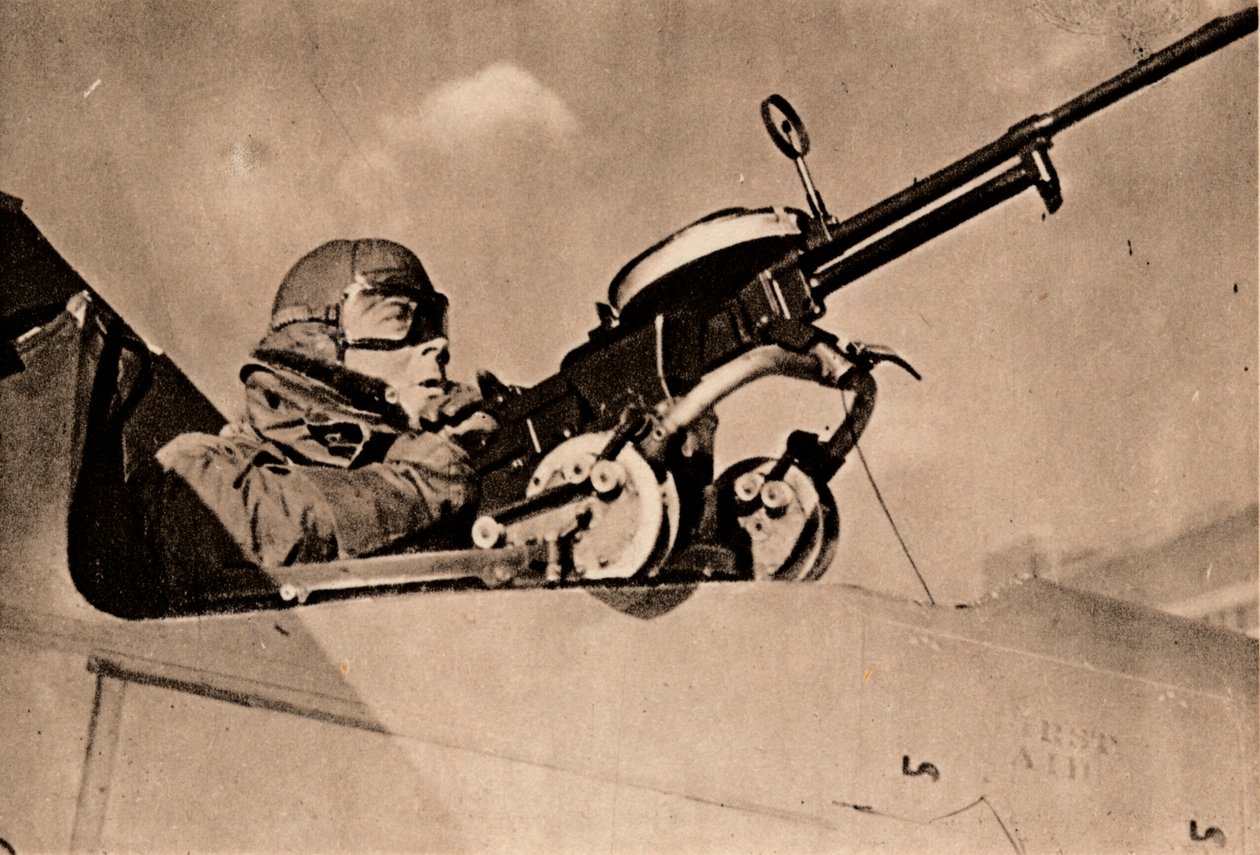 ممارسة إطلاق النار في هدف سحب دروج ، 1940 بواسطة غير معروف