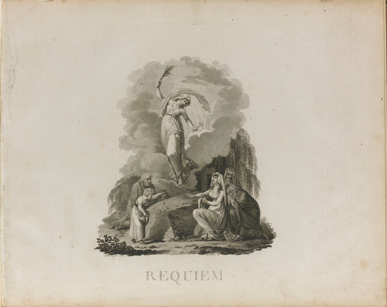 الطبعة الأولى من The Requiem in D Minor ، K. 626 بواسطة Wolfgang Amadeus Mozart ، ج. 1800. بواسطة غير معروف