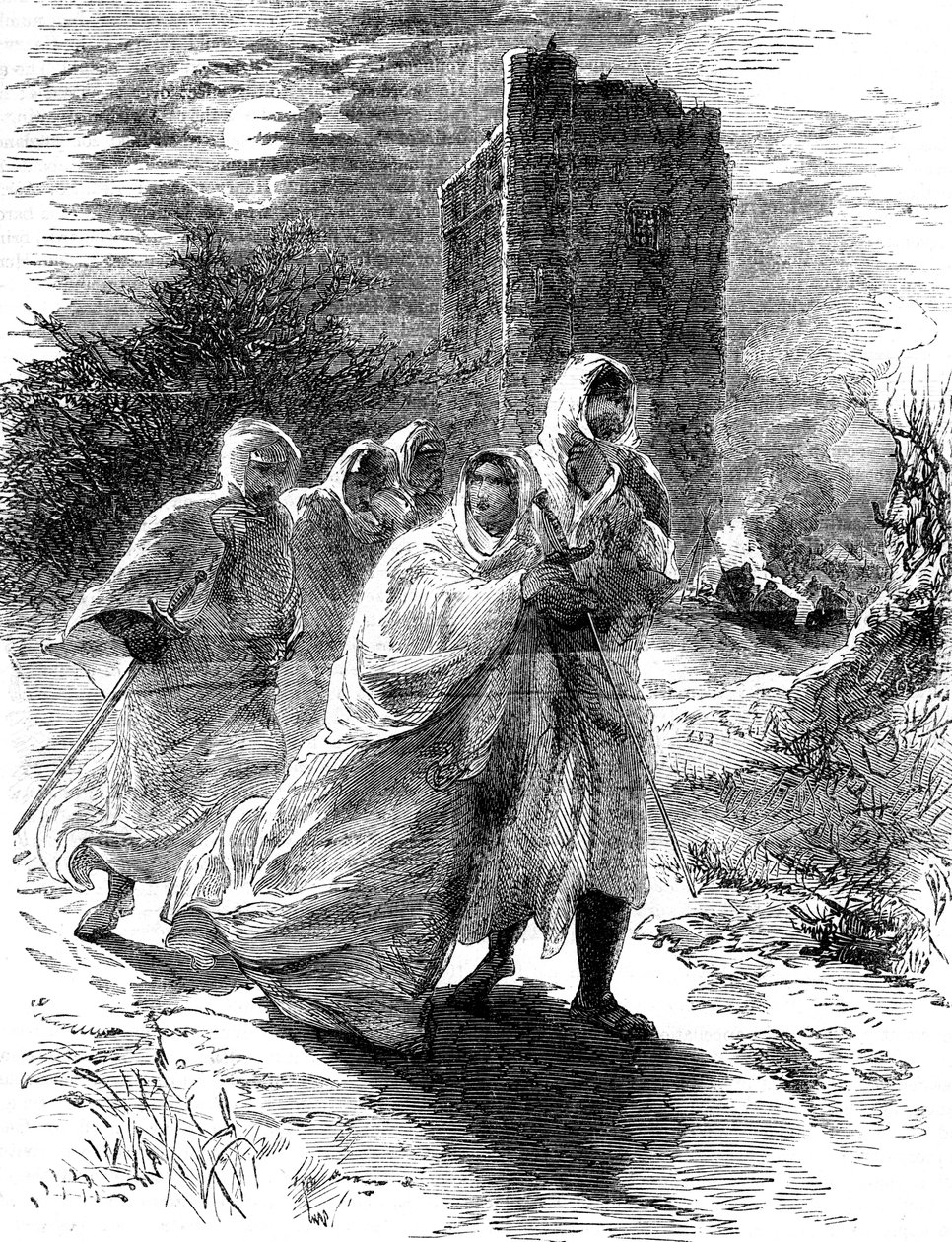 رحلة ماتيلدا من أكسفورد ، 1142 بواسطة غير معروف