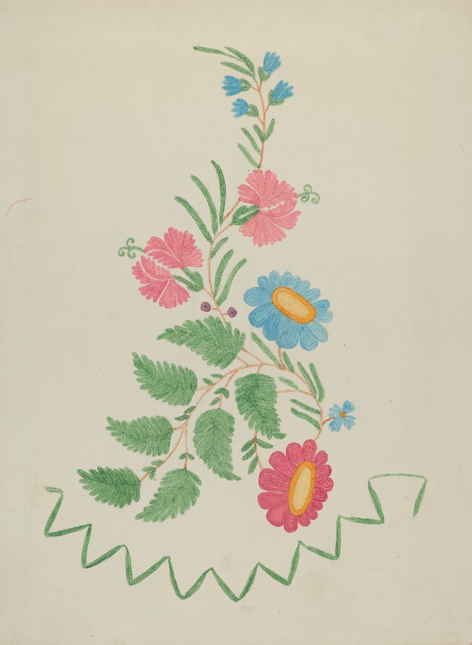 الزخارف الزهرية ، 19351942. بواسطة غير معروف