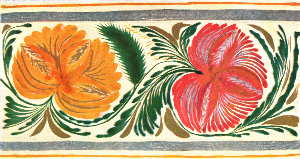 تصميم الأزهار ، أوكرانيا ، 1925 ، 1928. بواسطة غير معروف