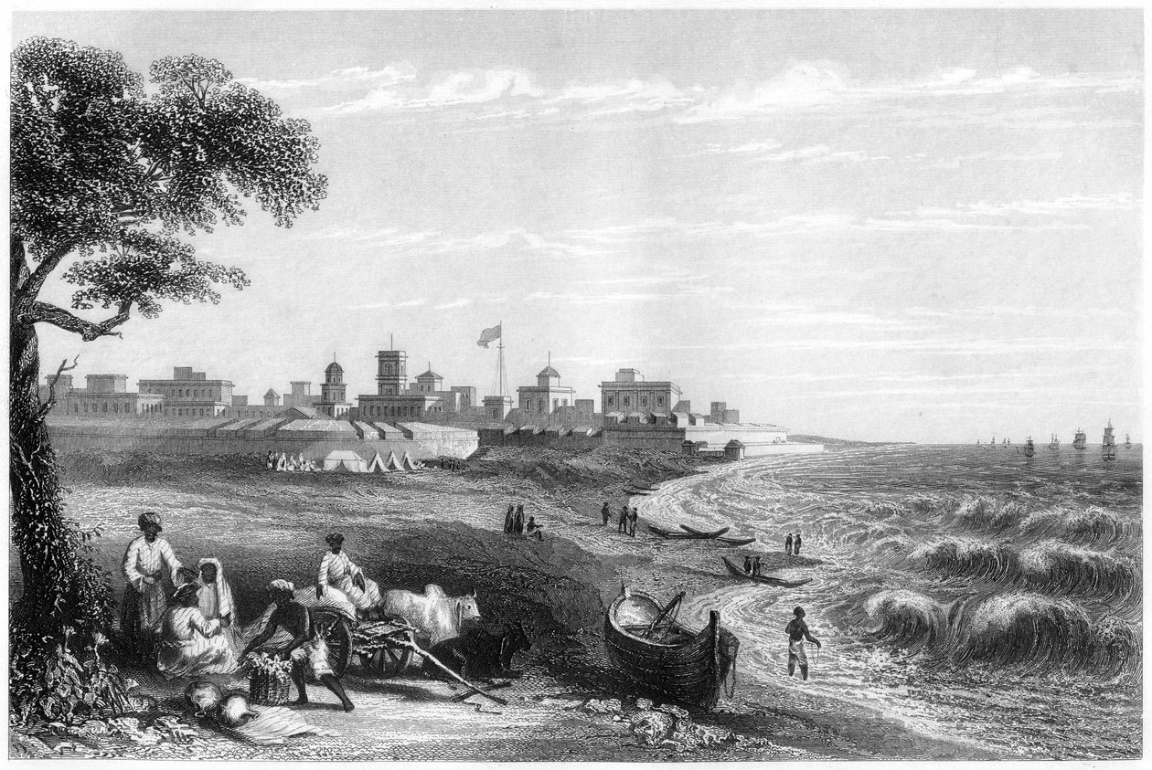 فورت جورج ، مدراس ، الهند ، c1860 بواسطة غير معروف
