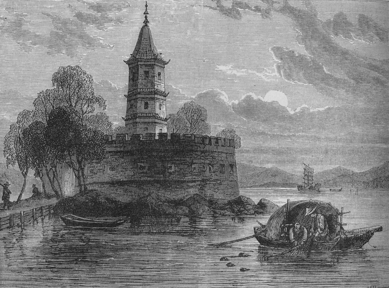 حصن على نهر بيهو ، c1880 بواسطة غير معروف