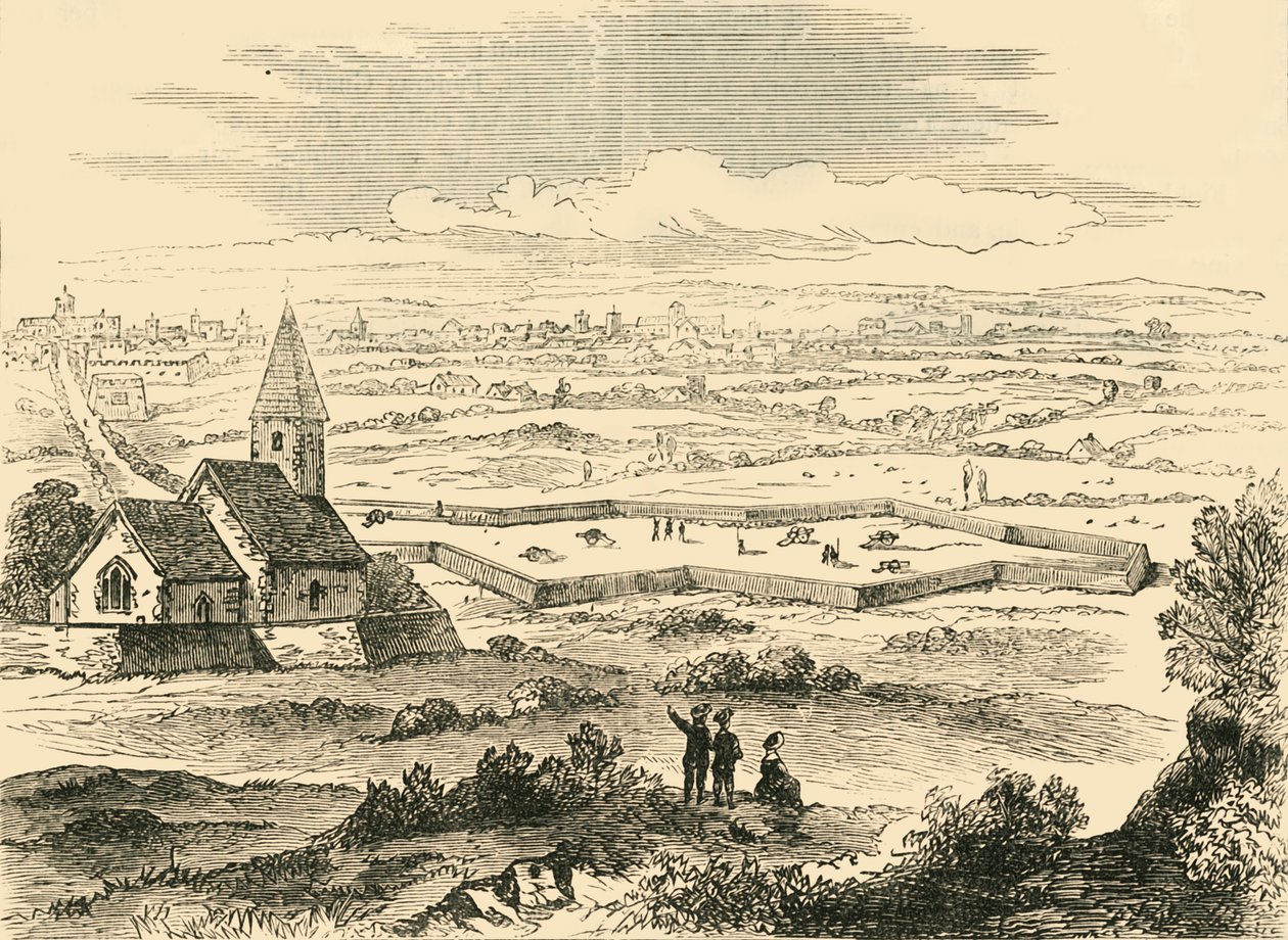 تحصينات القديس بانكراس القديم ، c1876. بواسطة غير معروف