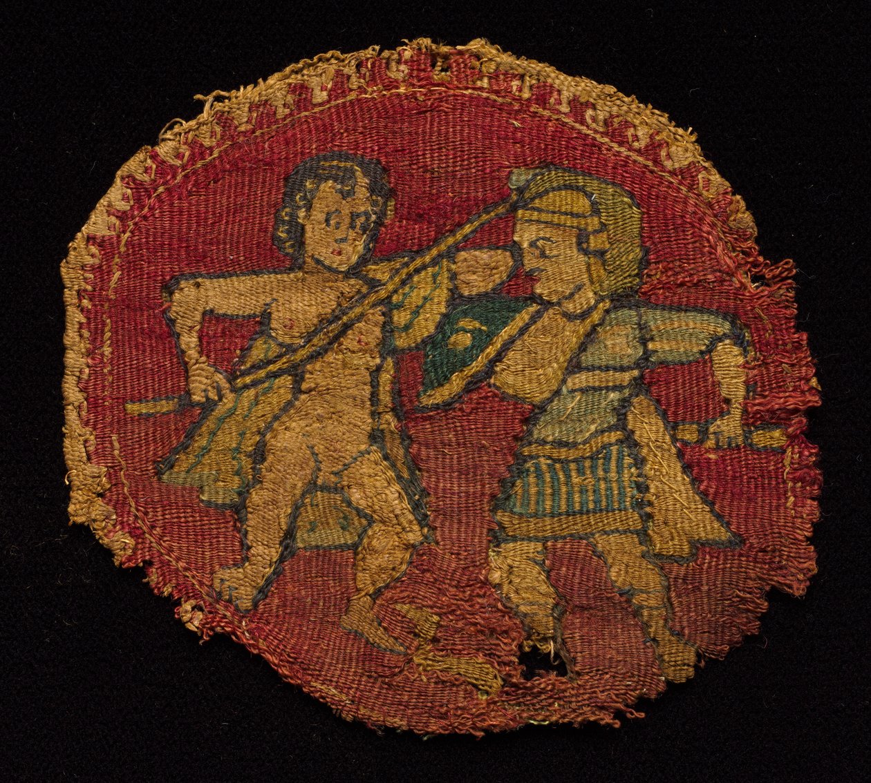 أربعة Segmenta من سترة ، 650 - 750. بواسطة غير معروف