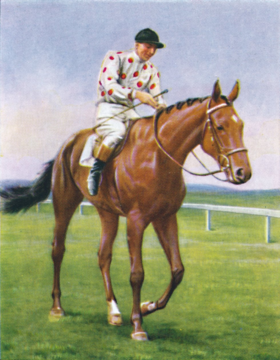 Foxbrough II ، Jockey: P. Beasley ، 1939 بواسطة غير معروف