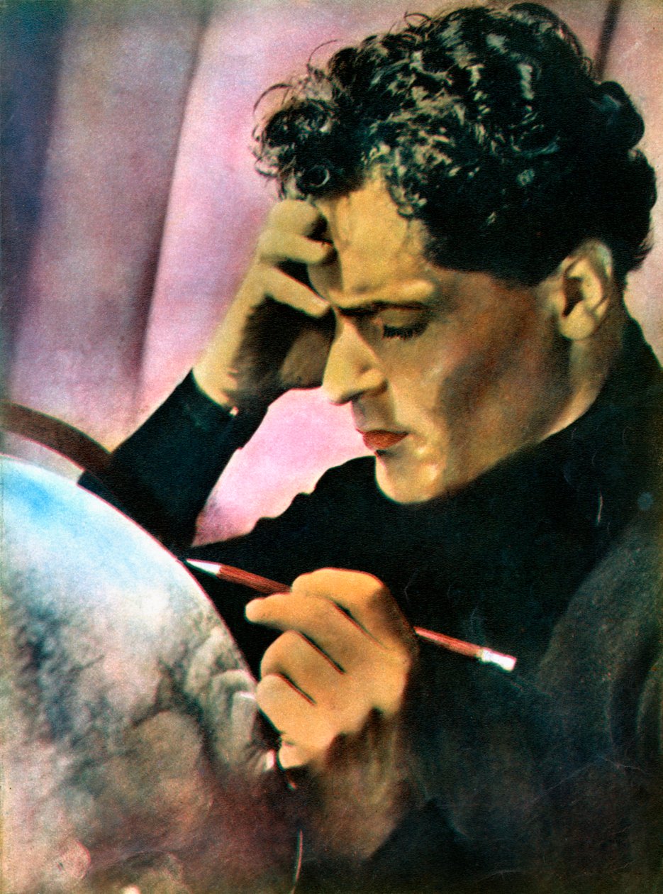 فرانسيس ليدرير ، الممثل التشيكي المولد ، 1934-1935 بواسطة غير معروف