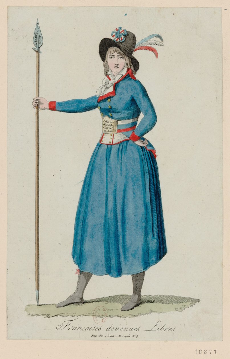 أصبح فرانسوا أحرارًا. مسيرة المرأة في فرساي ، 5 أكتوبر 1789 ، 1789. بواسطة غير معروف